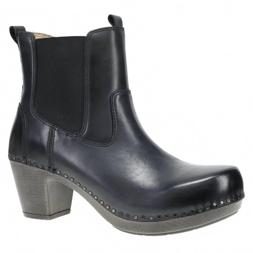 NEW DANSKO women's shayna heeled boot in black